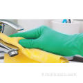 Gants ordinaires verts jetables